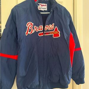 Vintage Style Atlanta Braves Youth Jacket